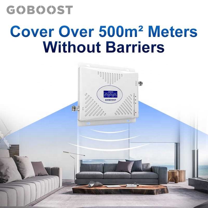 Goboost high quality amplifier 850 900 2100 triband cdma gsm wcdma 2g 3g 4g mobile signal booster